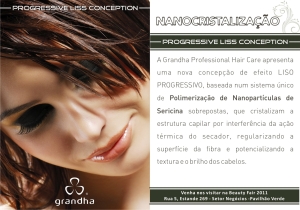 Lançamento da Nanocristalização será na Beauty Fair 2011. Clique na imagem para ampliá-la.